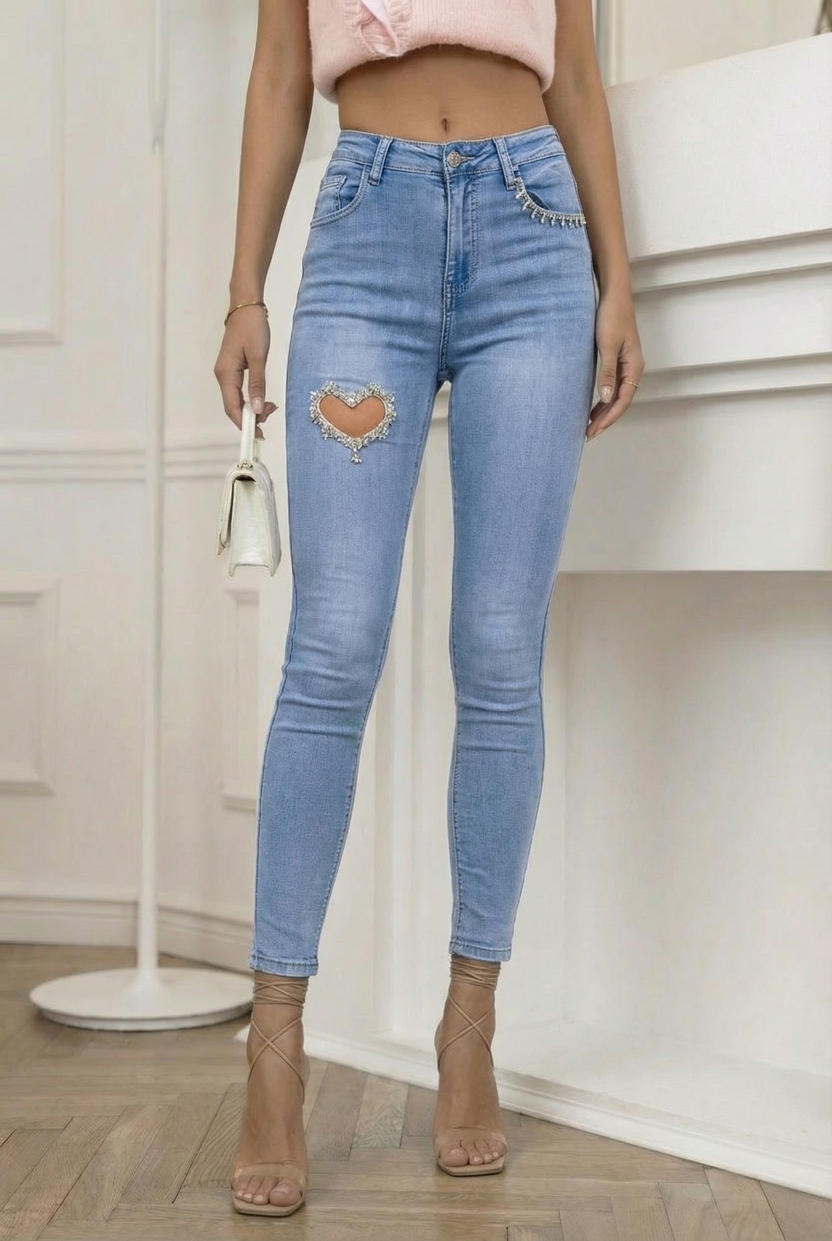 Diamond skinny jeans