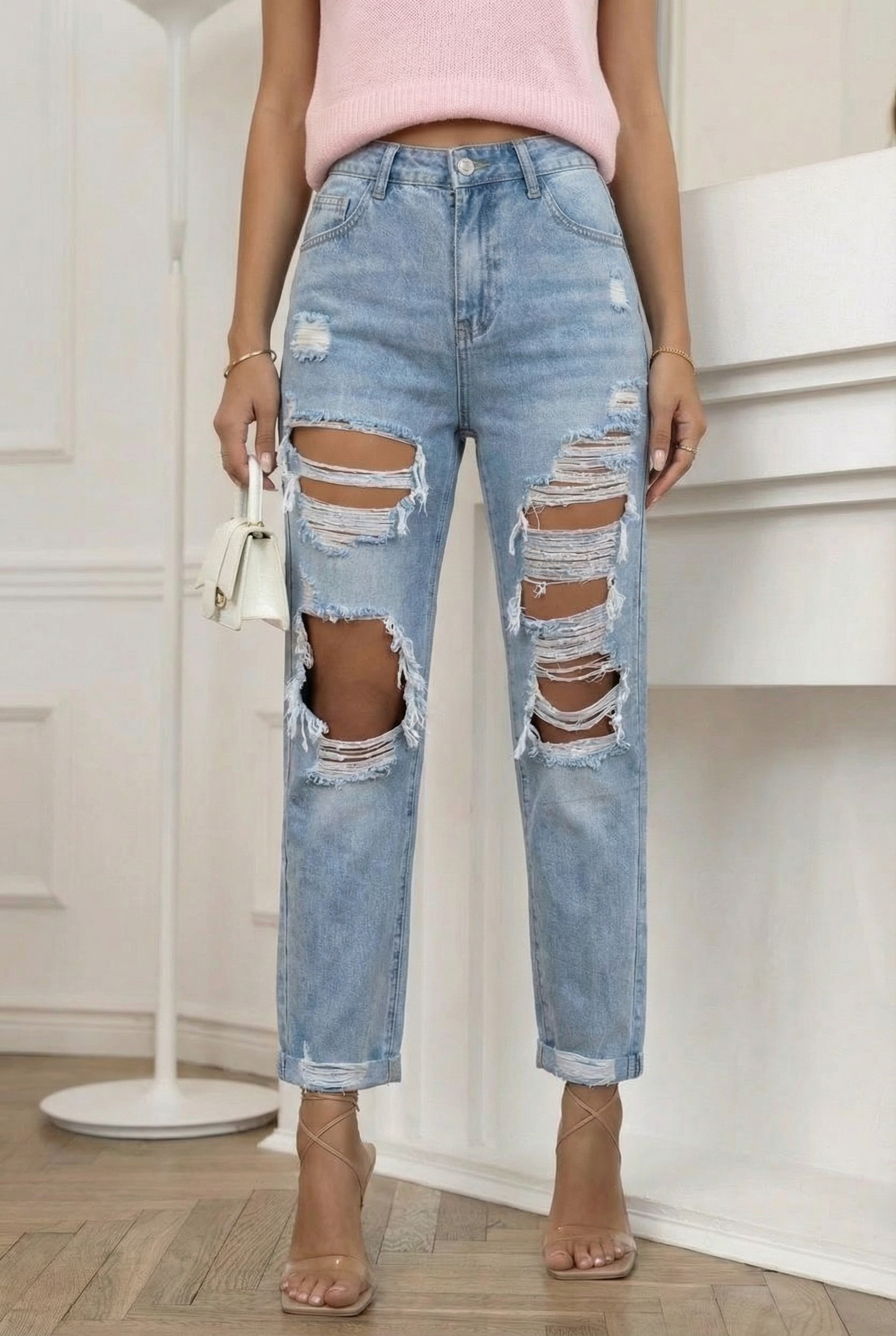 Gallus mom-fit jeans - Image 2