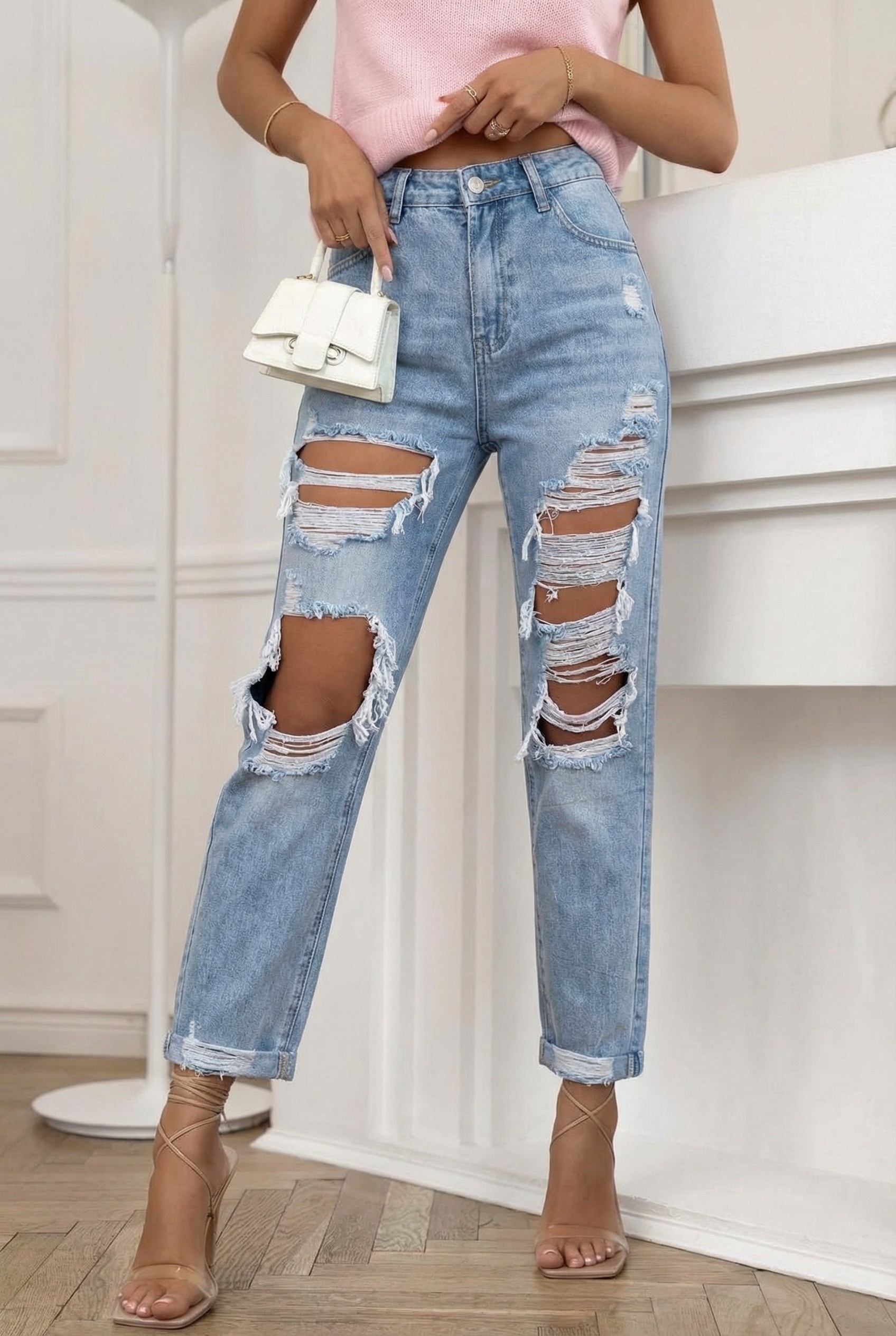 Gallus mom-fit jeans