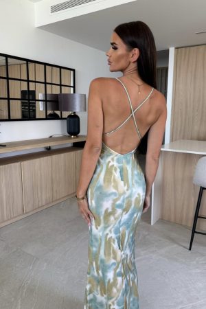 Veronica dress blue