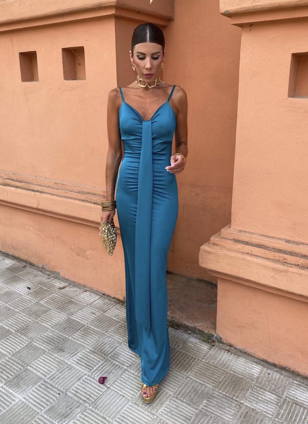 Chantalle dress blue
