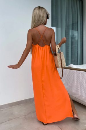 mareen-maxi-obleka-oranzna-2