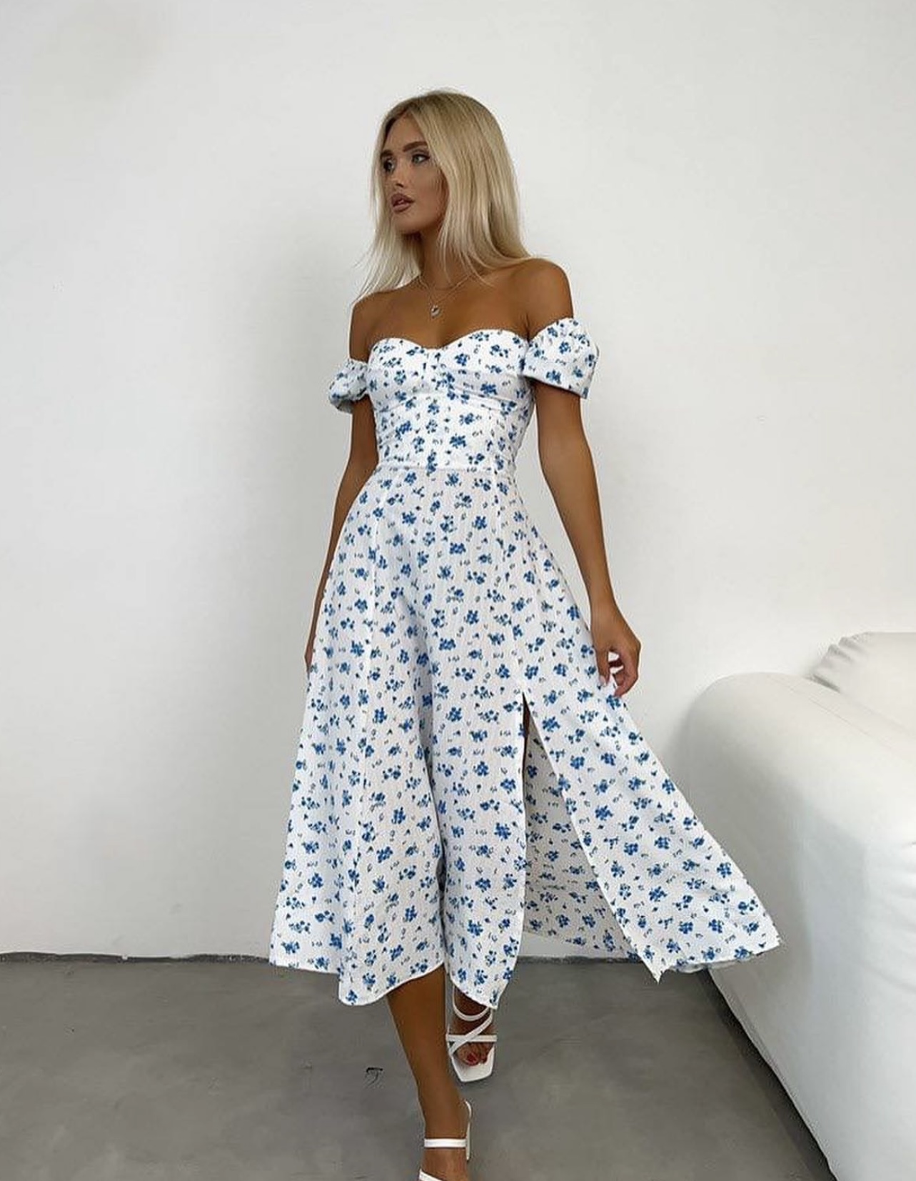 Noana dress blue
