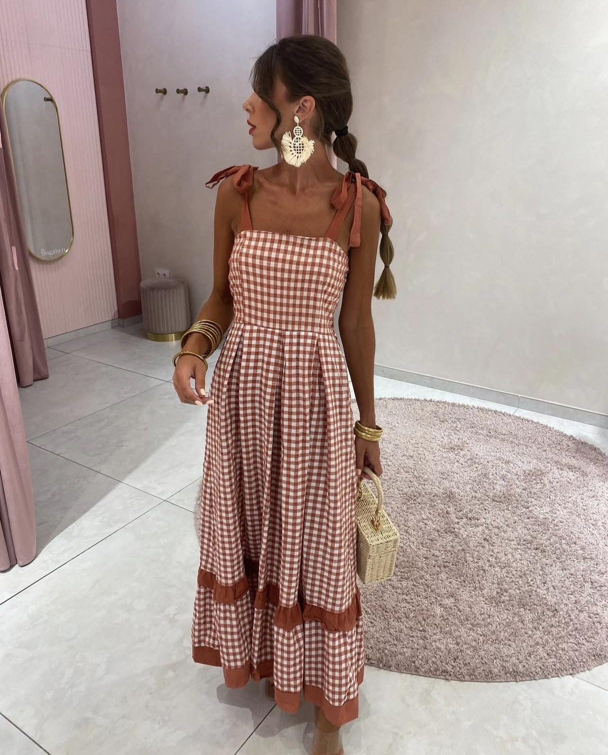 Caro maxi dress orange