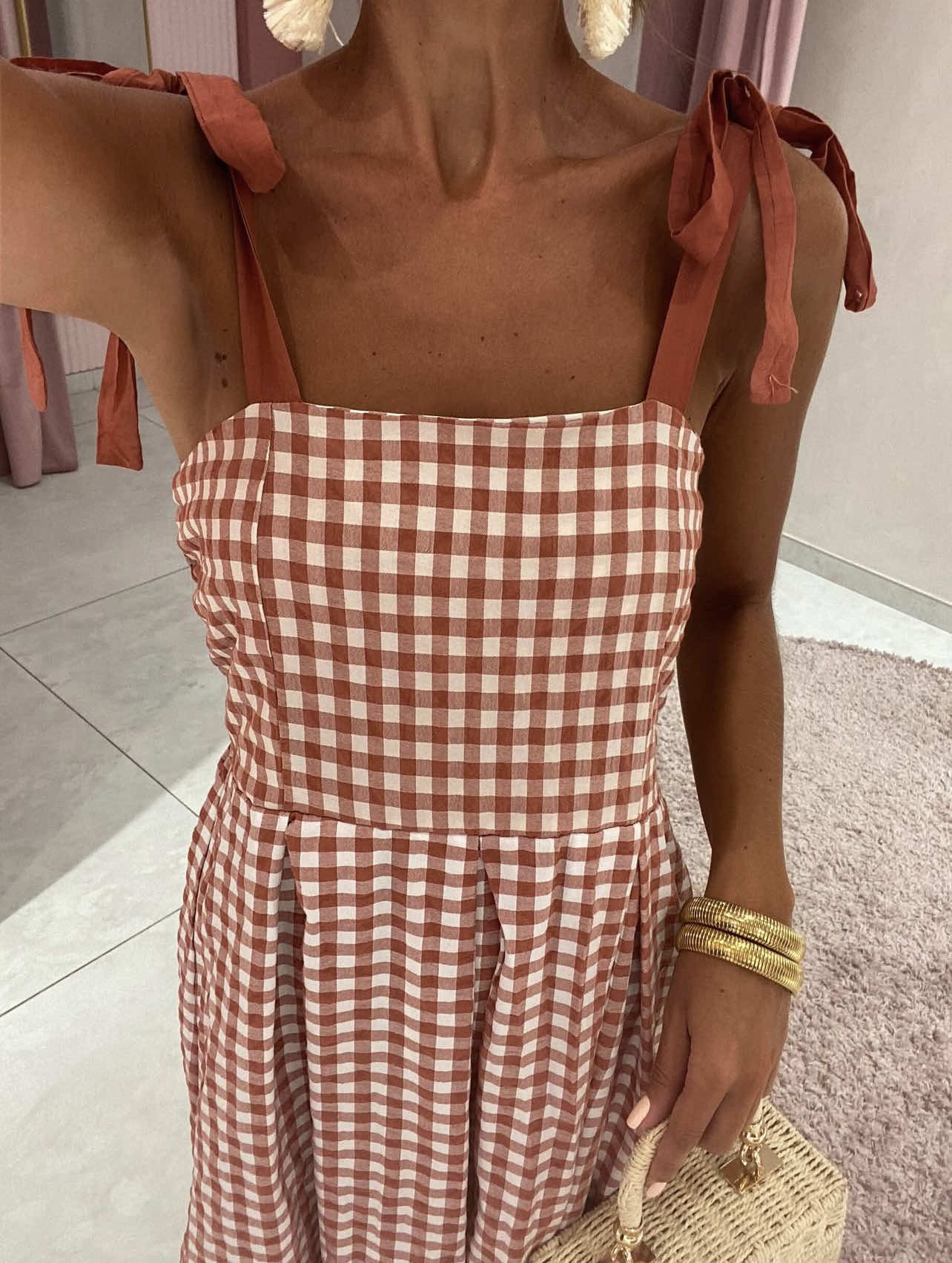 Caro maxi dress orange - Image 3