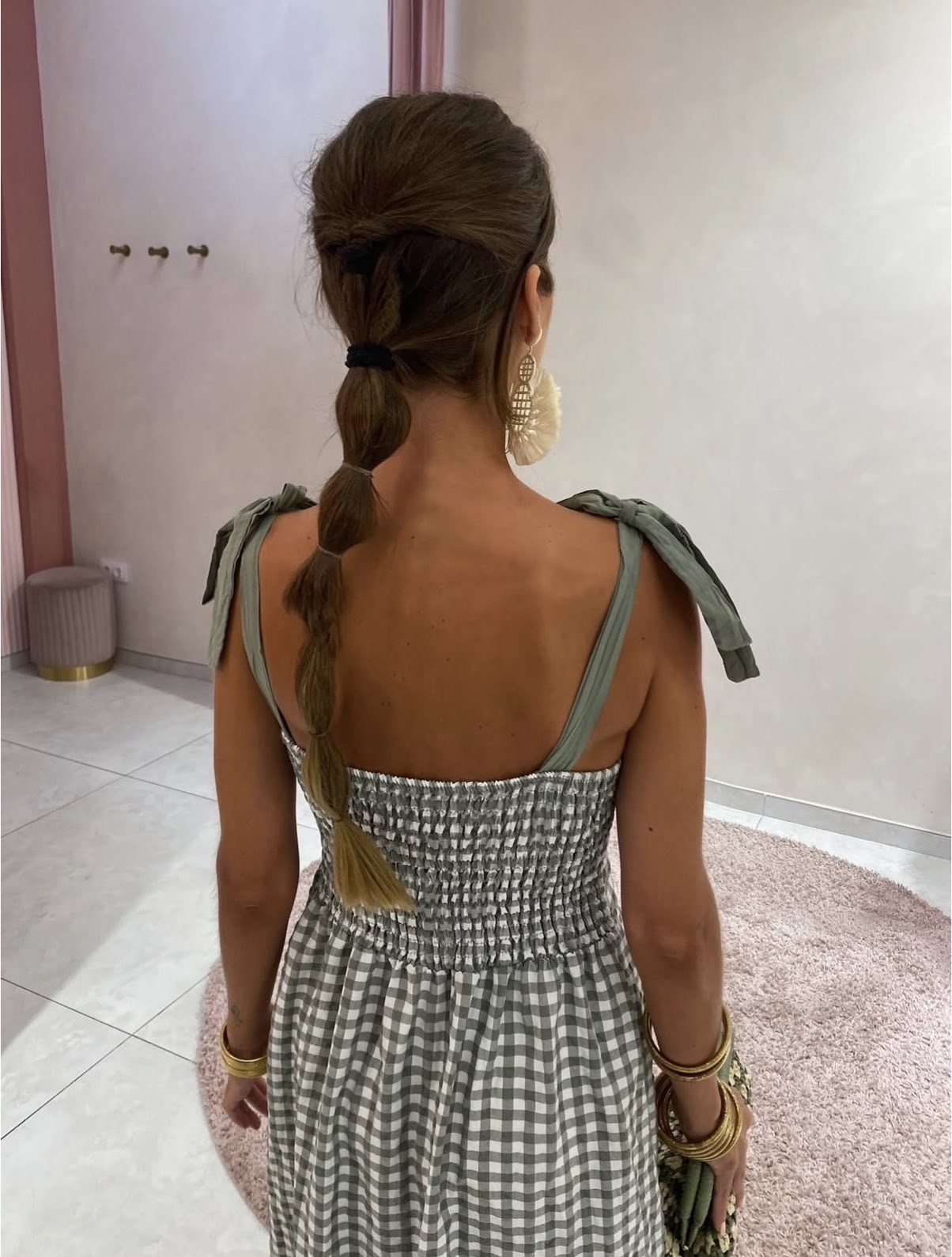 Caro maxi dress olive - Image 4