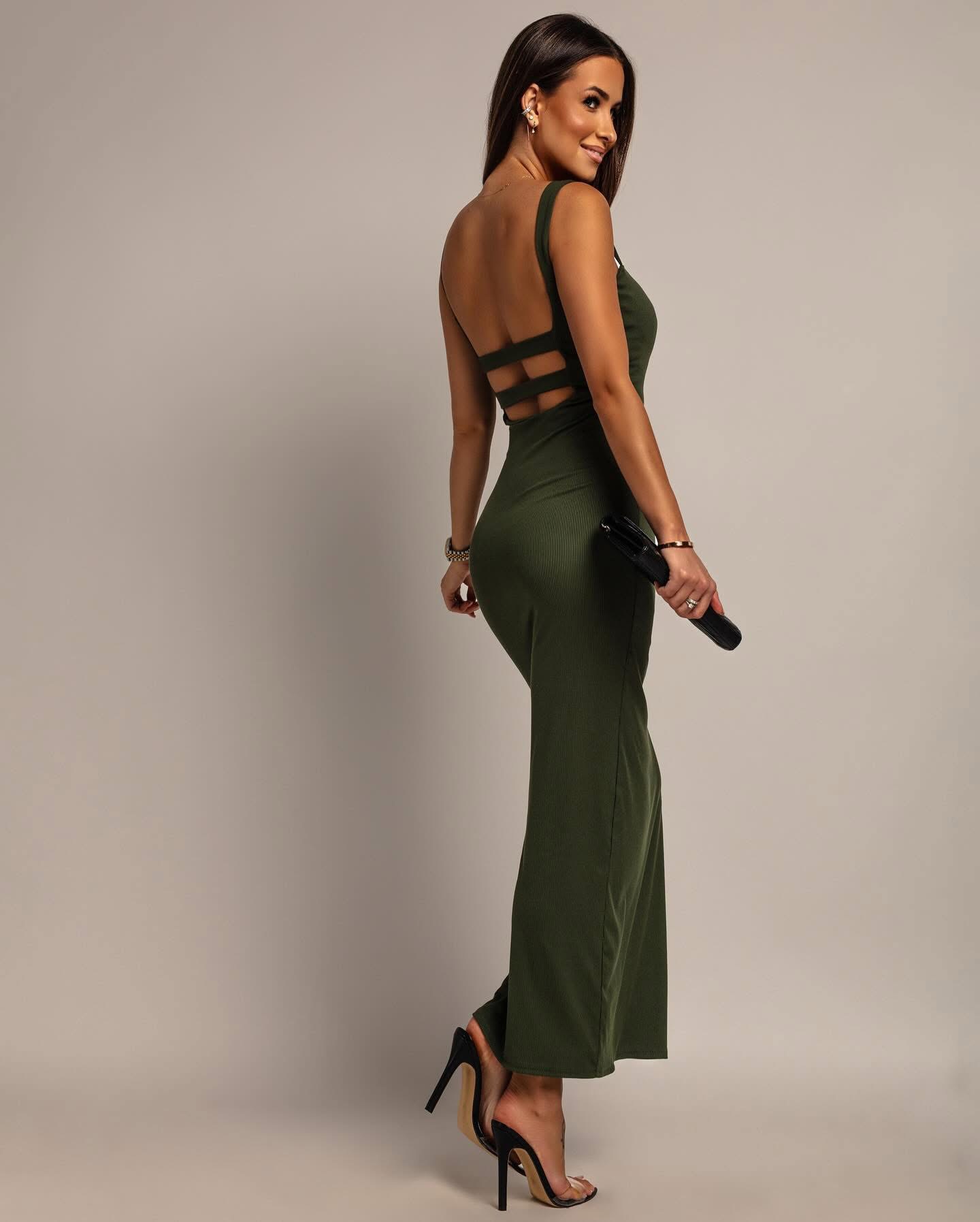Missy dress olive - Image 2