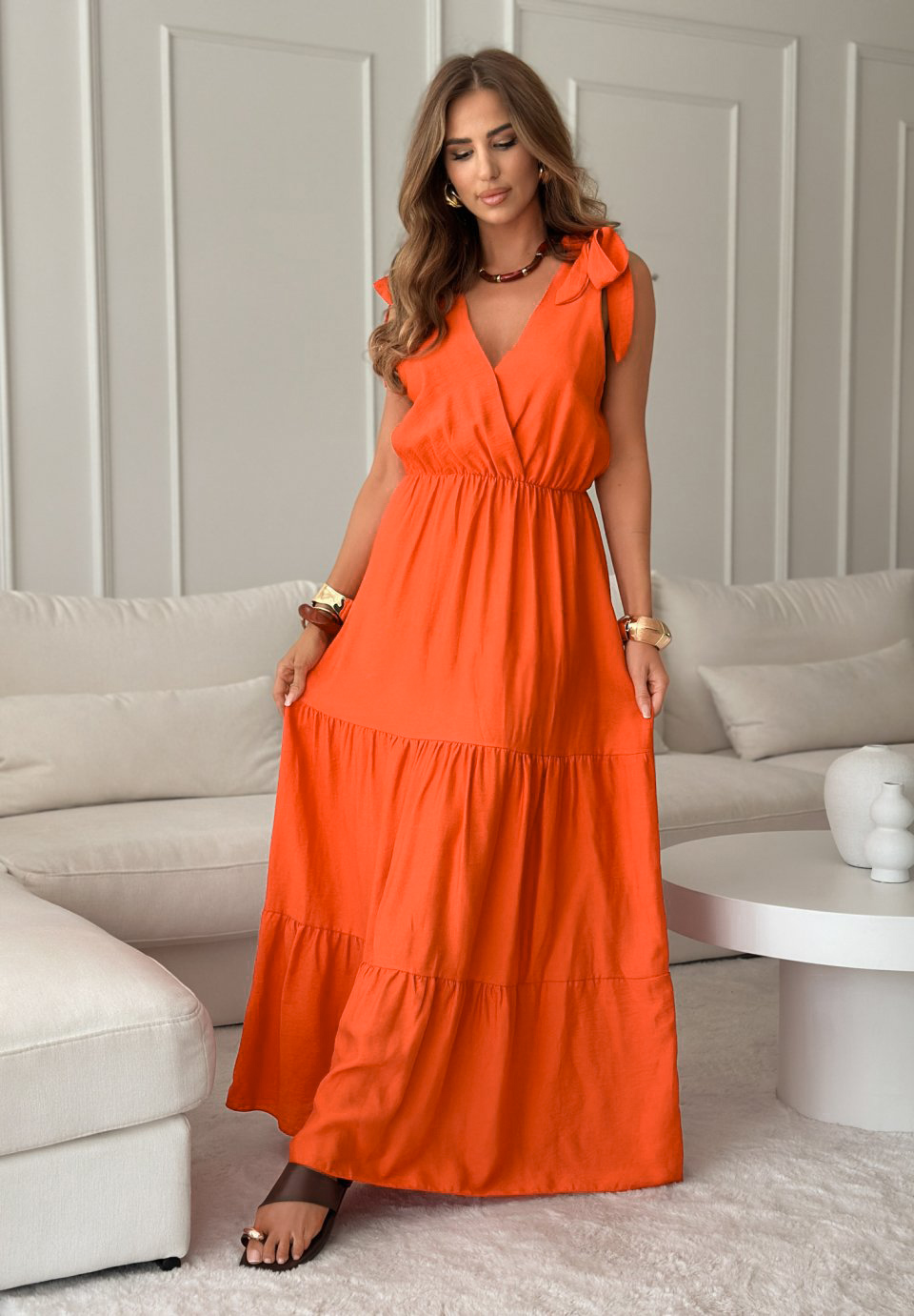 Sanya maxi dress orange