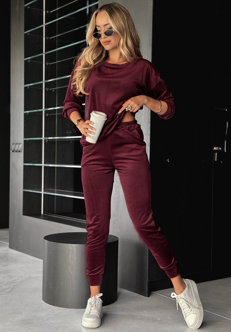 Bellamy set burgundy