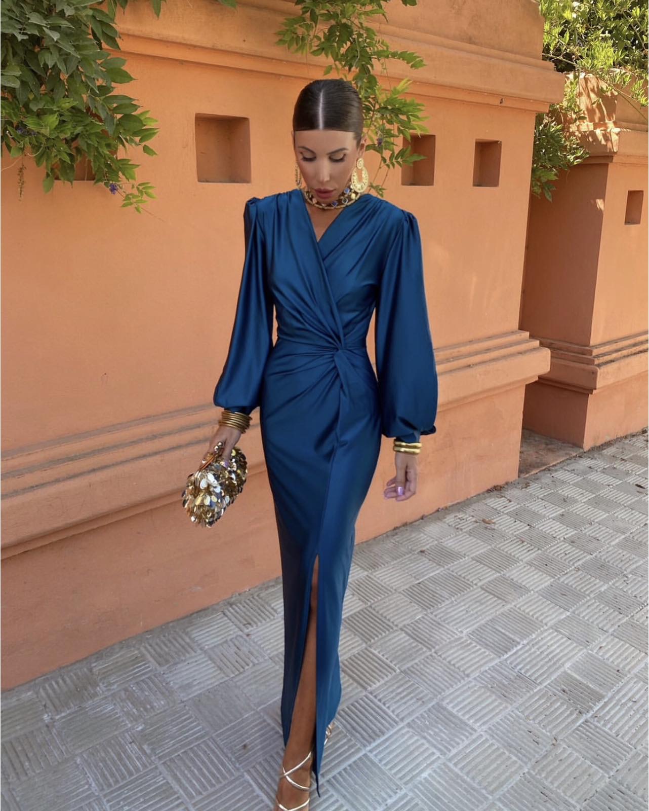 Elvarae dress petrol - Image 3