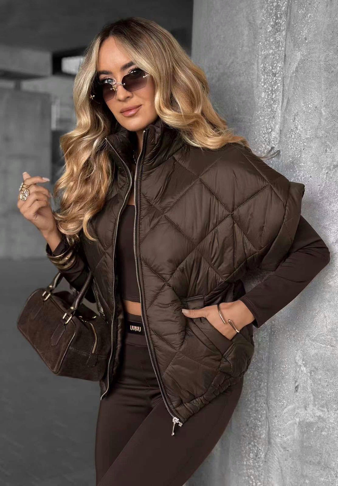 Briar vest brown