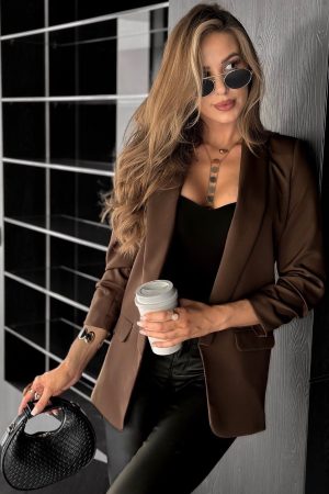 Evelyn blazer brown