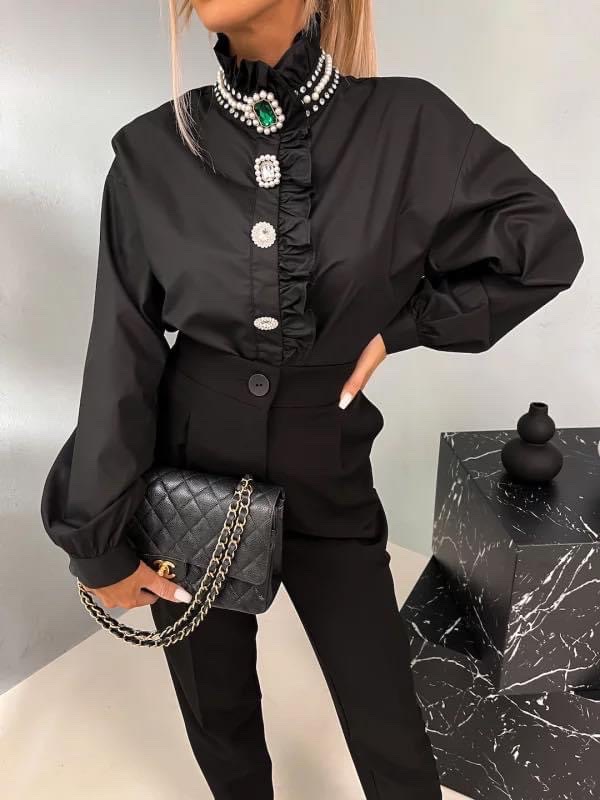 Adriana shirt black - Image 2