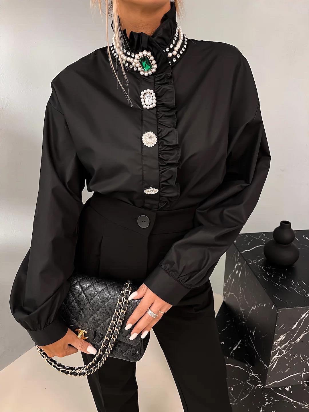 Adriana shirt black