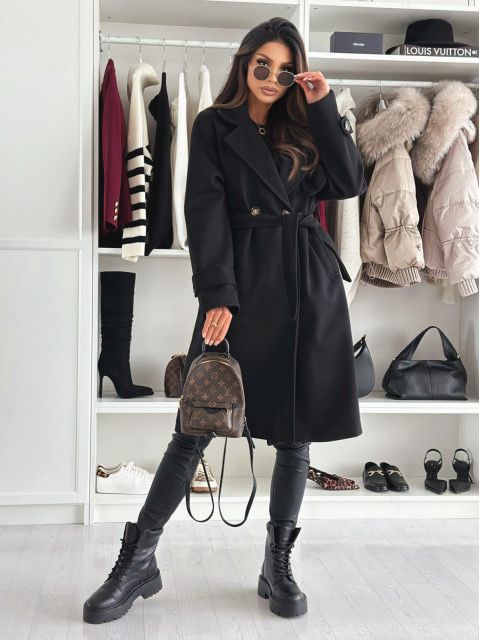 Keira coat black - Image 4