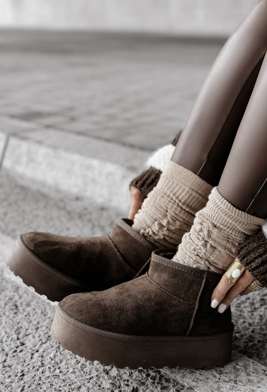 Milis mini ankle boots brown - Image 2