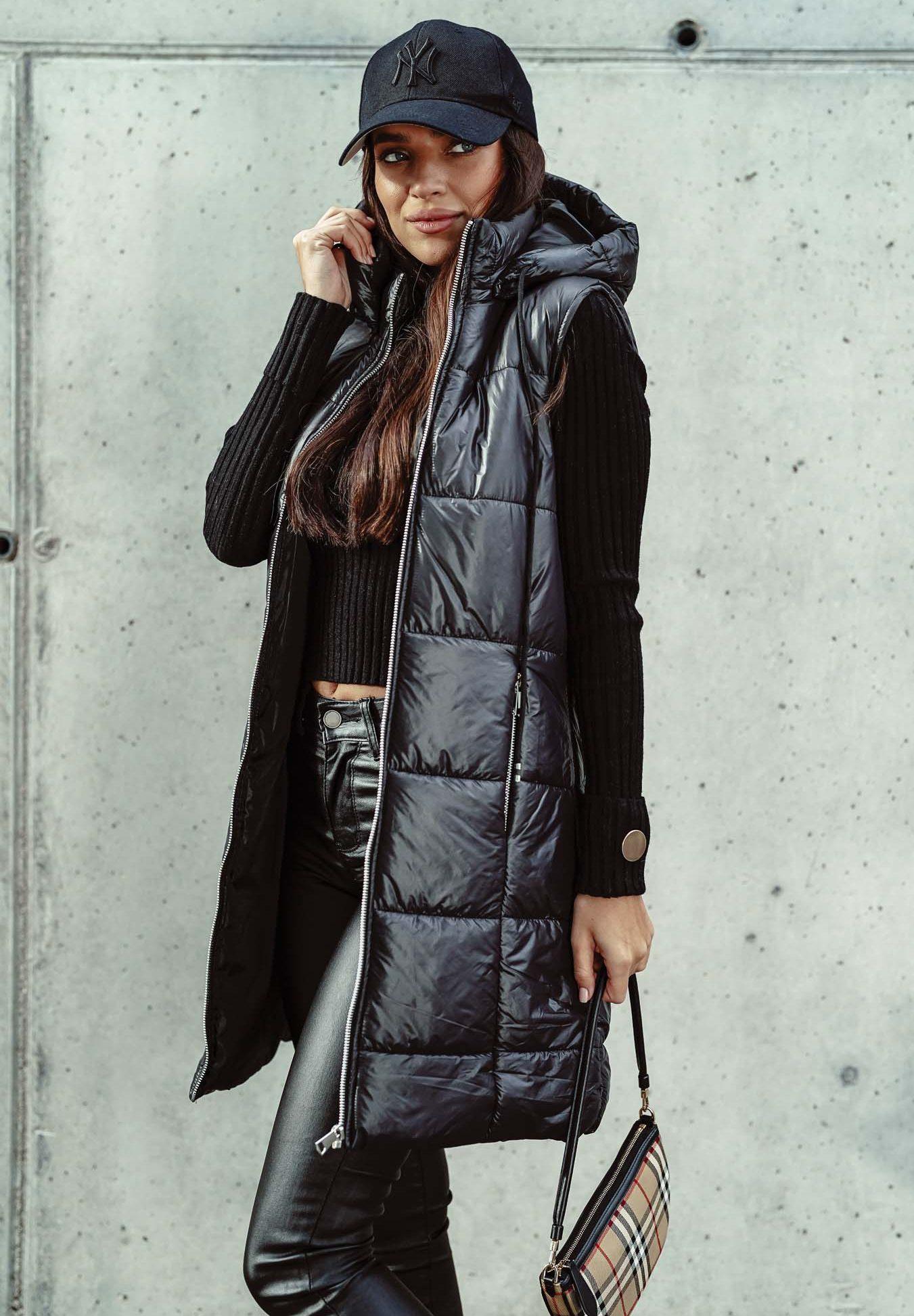 Asya vest black