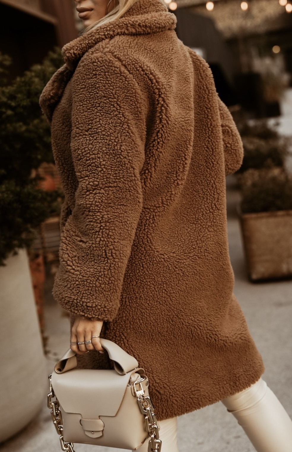 Shelly teddy coat camel - Image 4