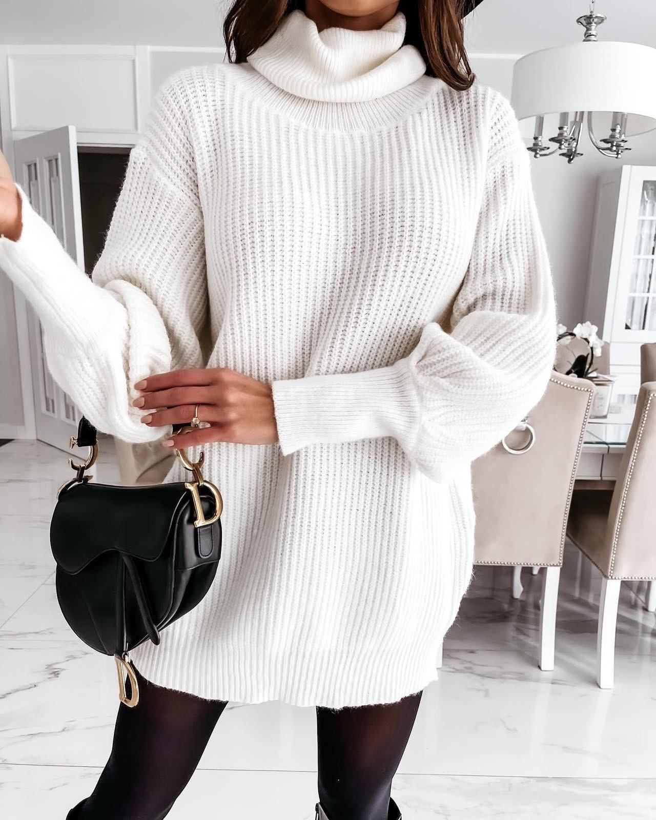 Lillian chunky sweater white - Image 2