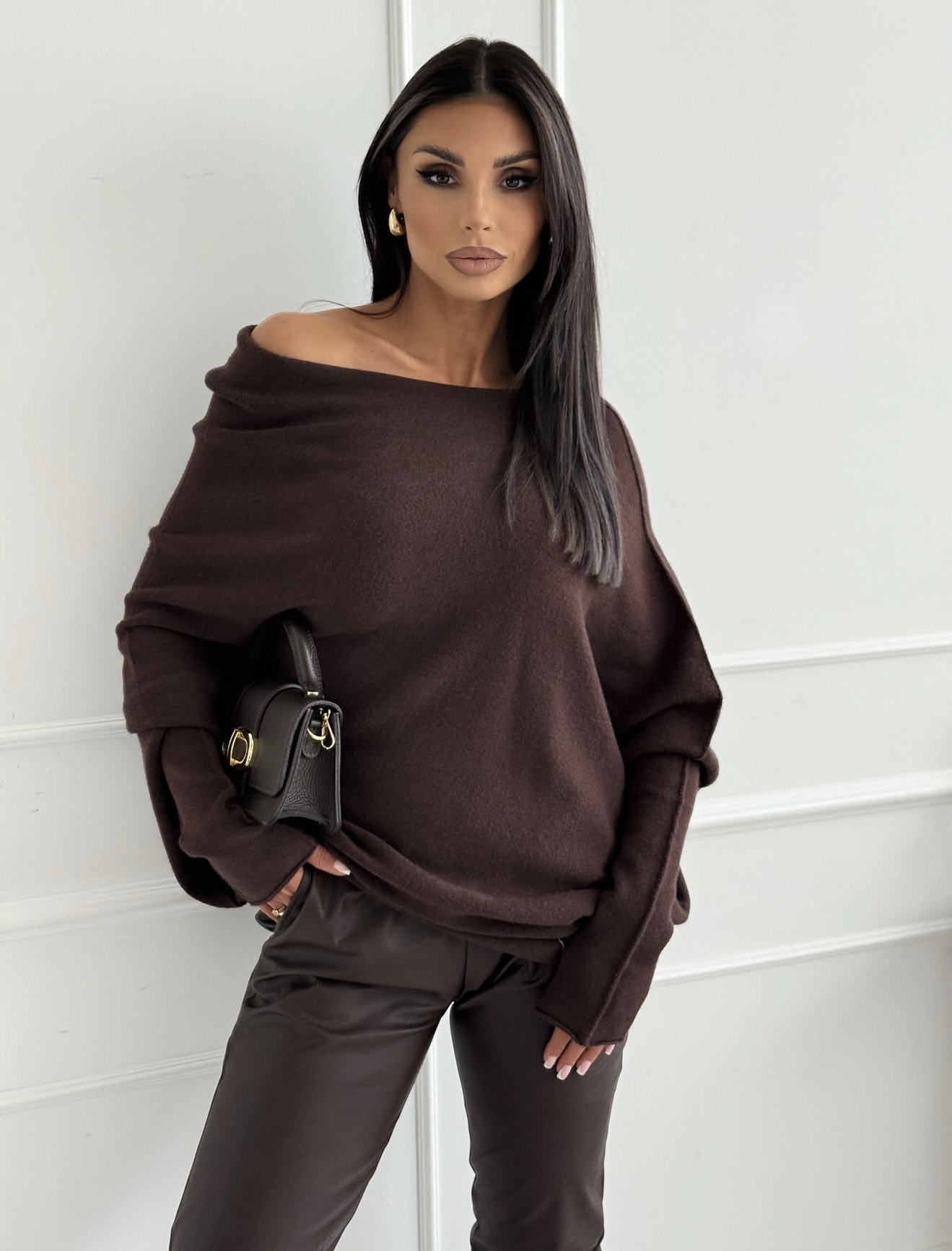 Yasmin sweater brown - Image 2