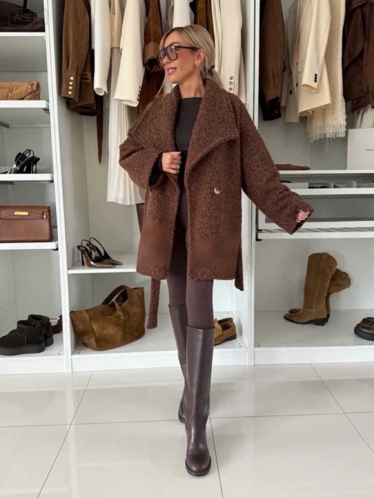 Carresa coat brown - Image 2
