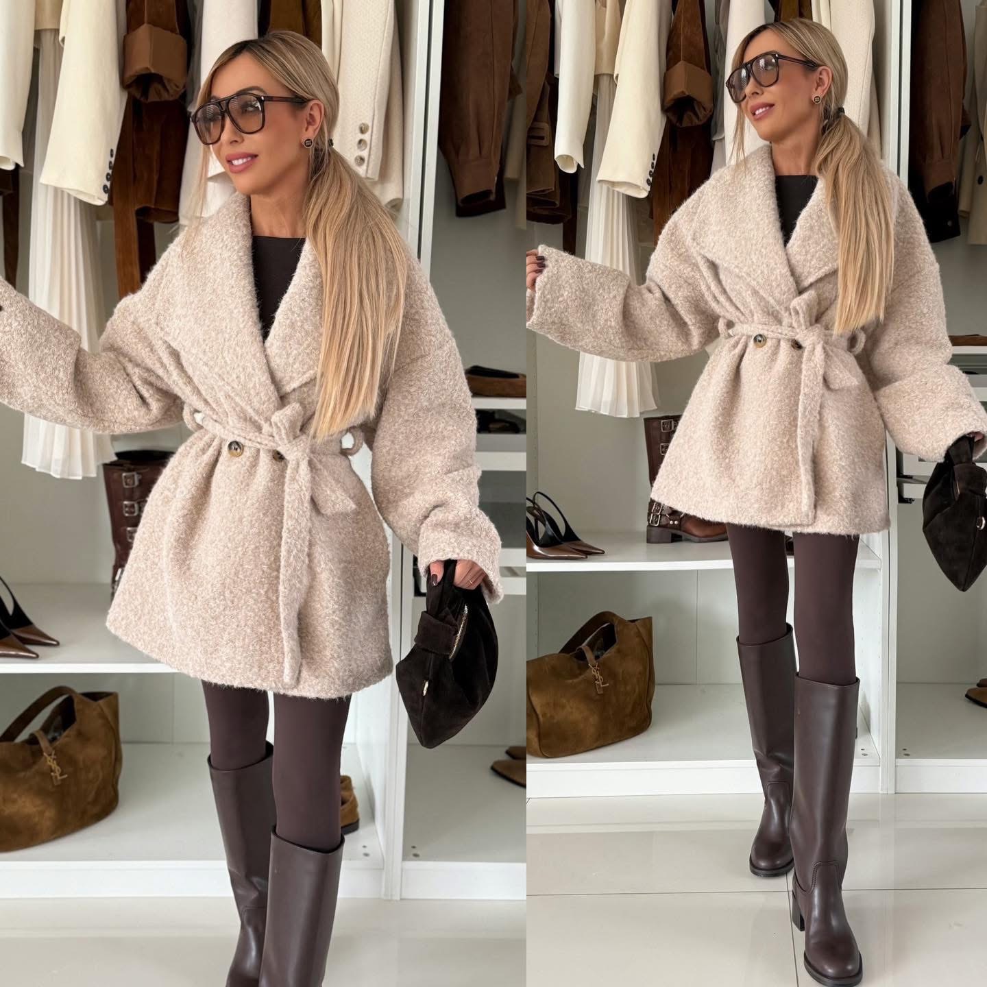Carresa coat beige - Image 4