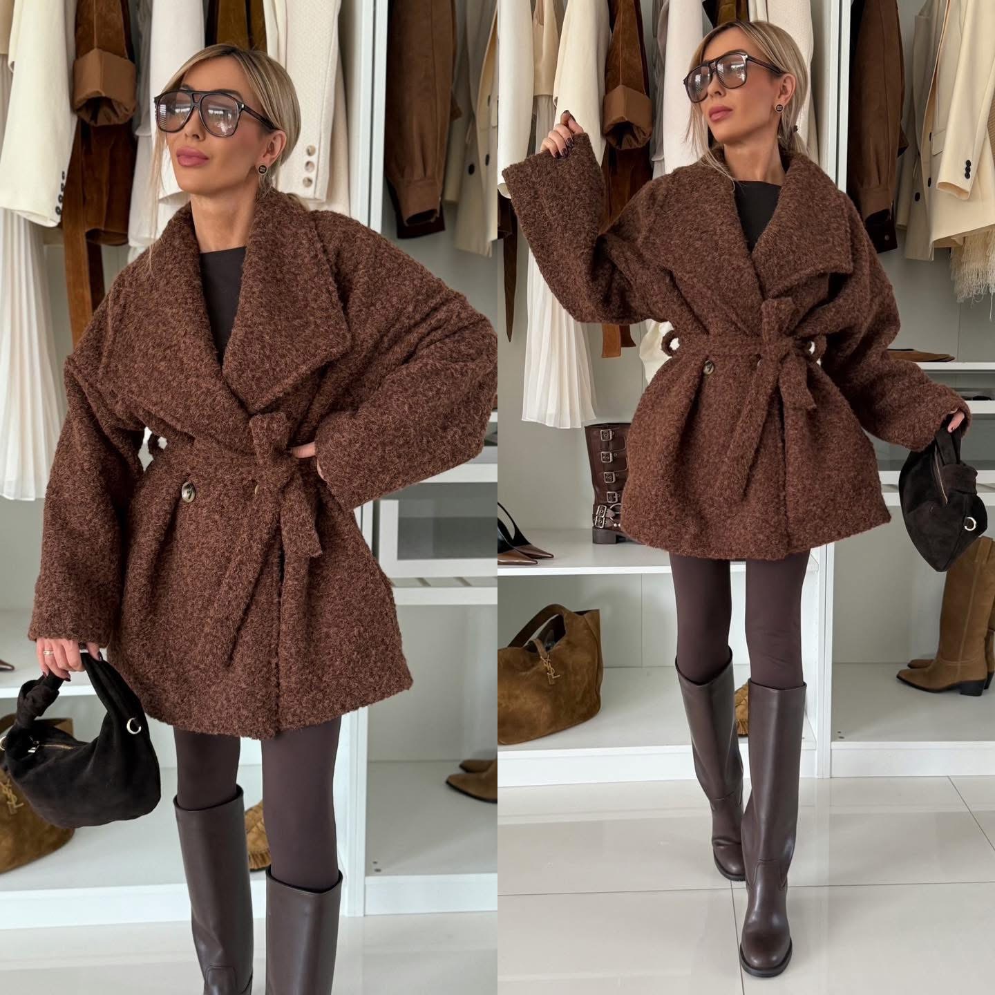 Carresa coat brown - Image 3