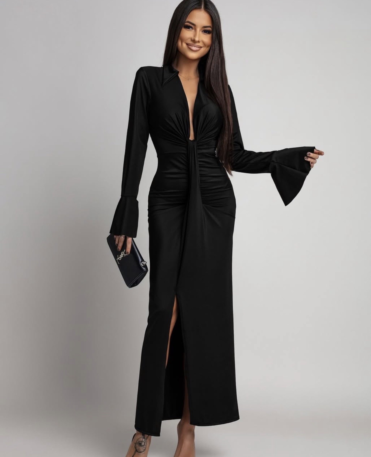 Morticia dress black - Image 3
