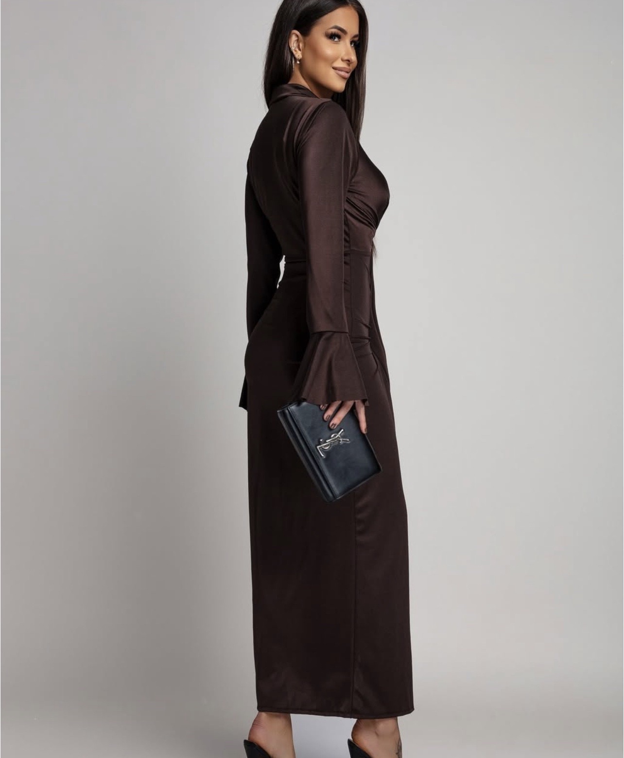Morticia dress brown - Image 4