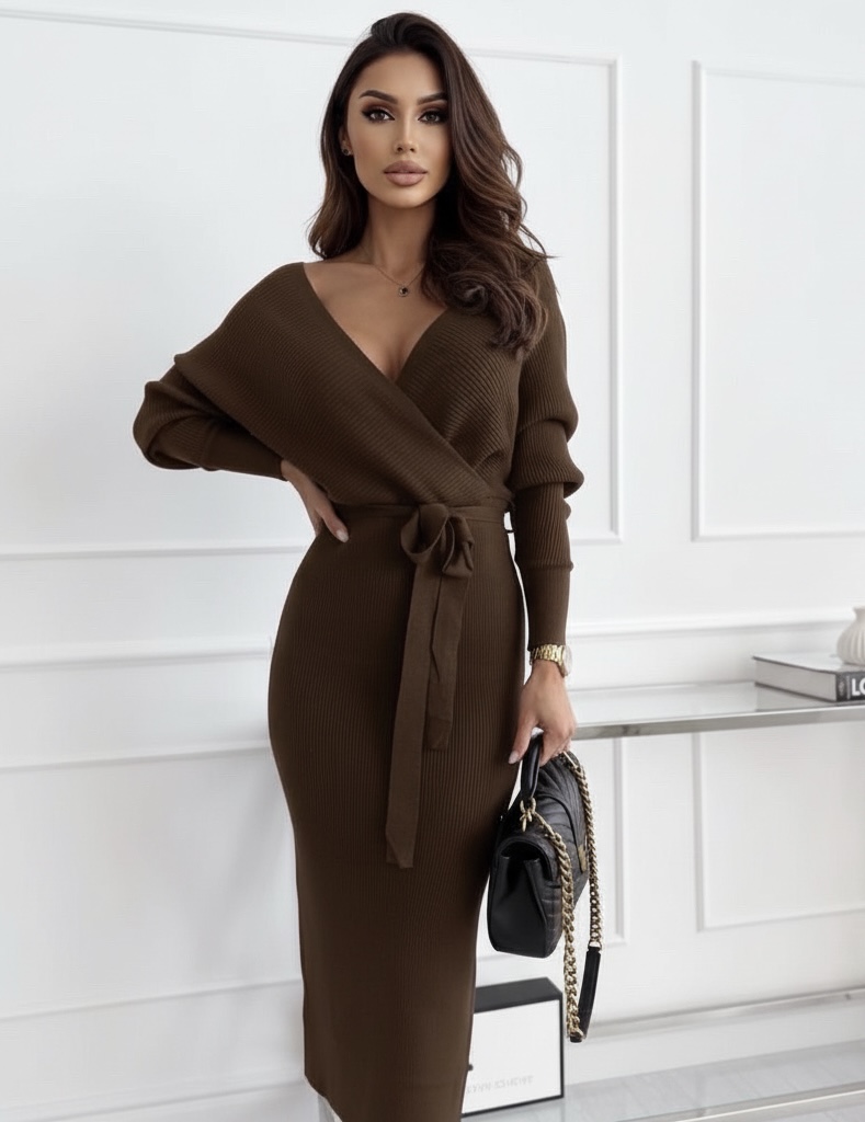Aldiana dress brown