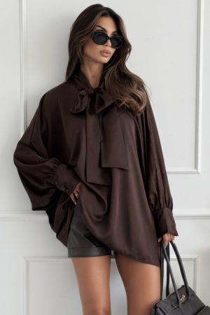 Eleanor blouse brown
