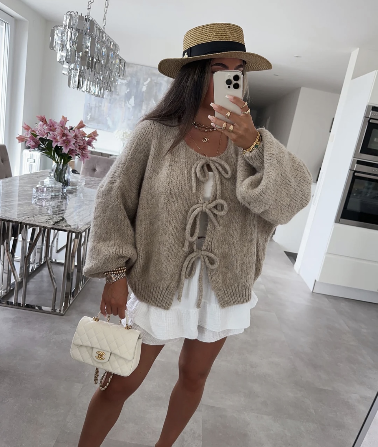 Vittoria chunky jacket mocha