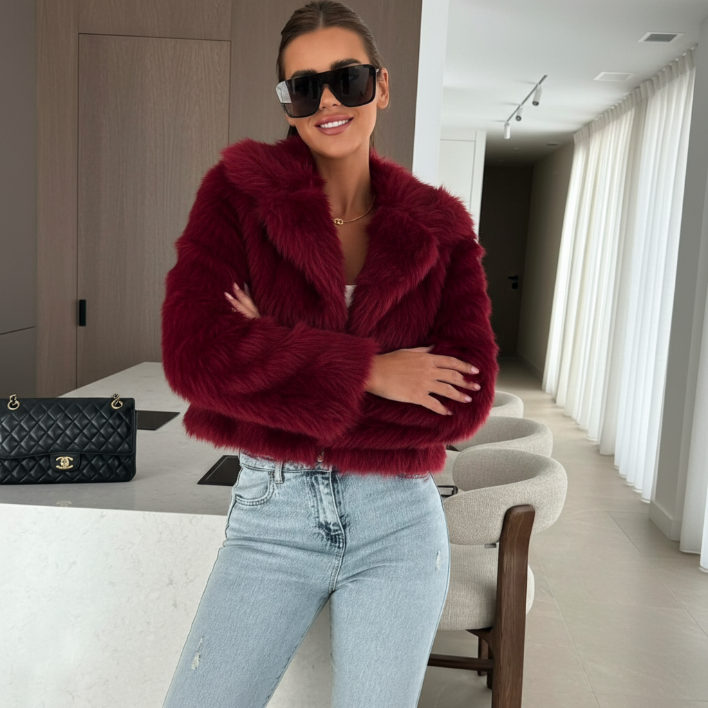 Nevaeh coat burgundy