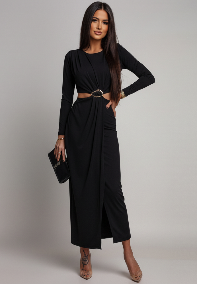 Henrietta dress black