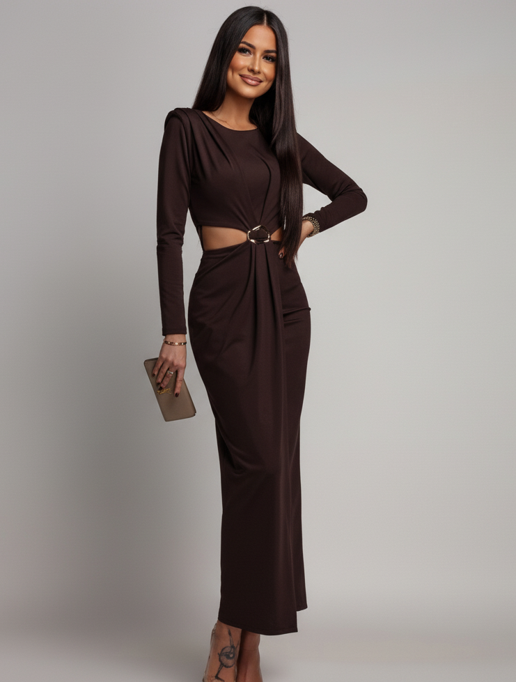 Henrietta dress brown - Image 2