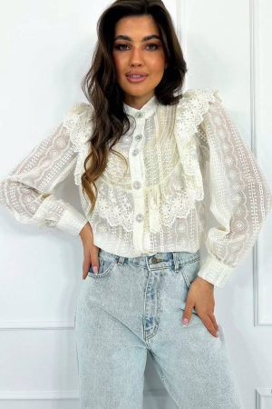 Isabella blouse beige