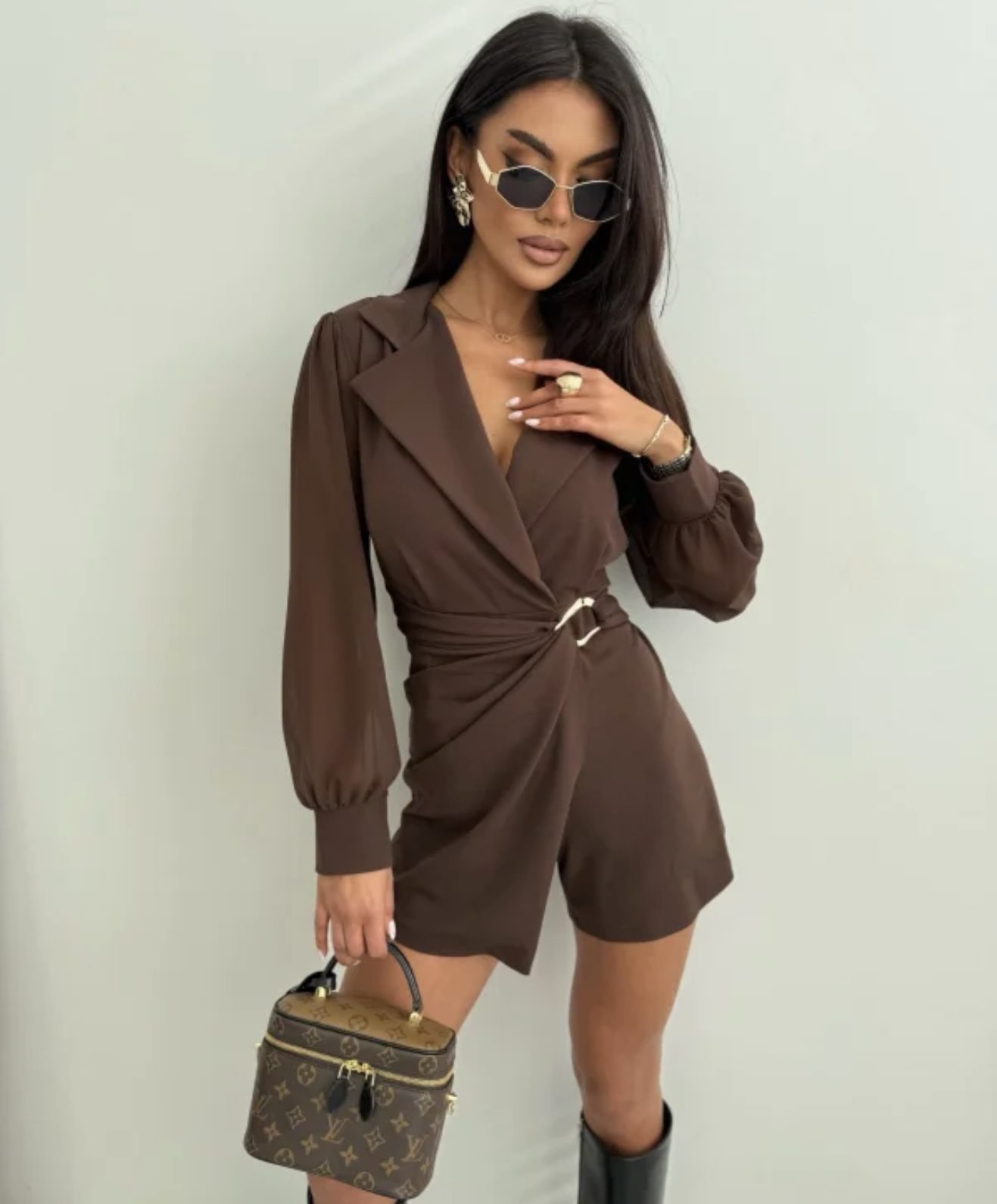 Clarke jumpsuit brown