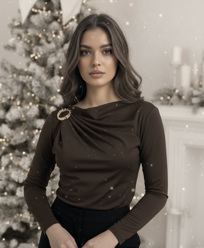 Alana bodysuit brown - Image 2