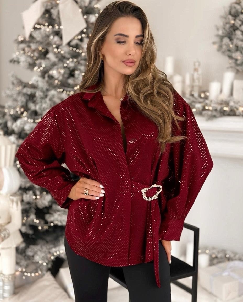 Carly blouse burgundy