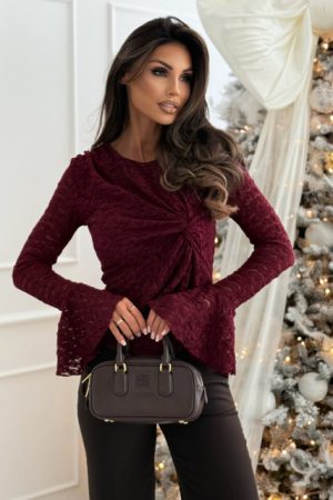 Ariana blouse burgundy