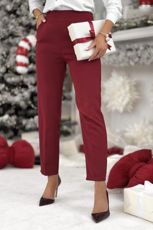 Waldorf pants burgundy