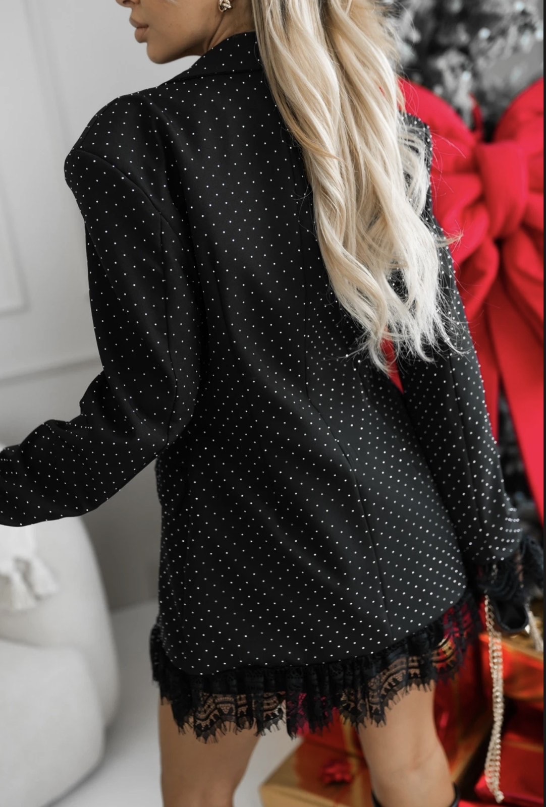 Maryam blazer with sparkle lace - Image 6