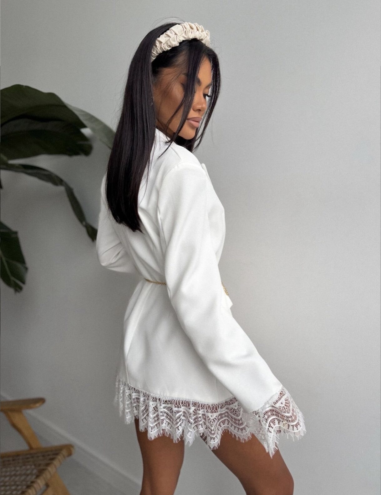 Maryam blazer white - Image 3