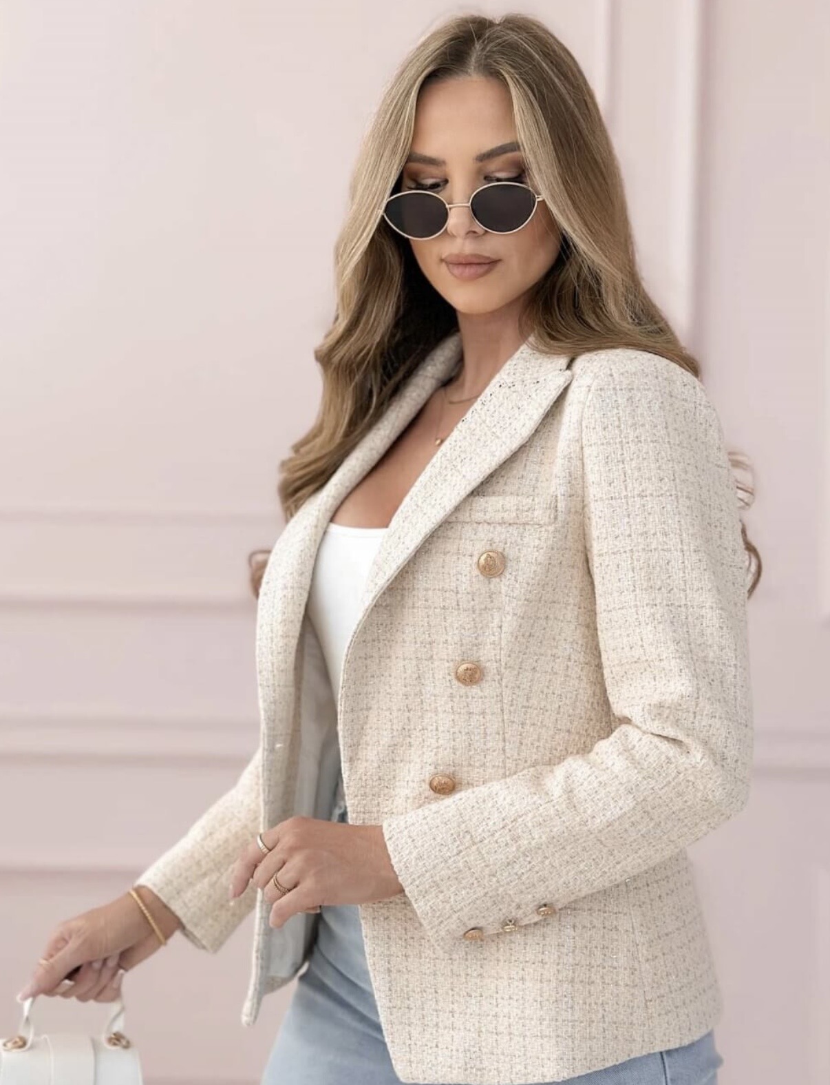 Luxe blazer beige - Image 2