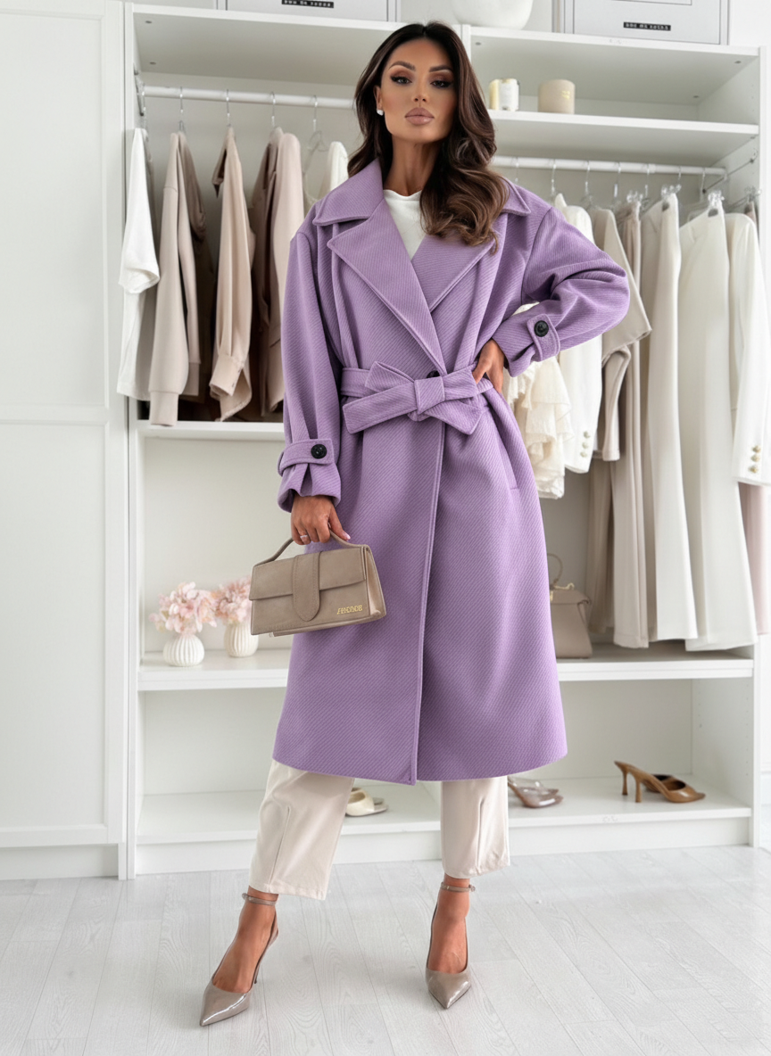 Keira coat lilac - Image 2