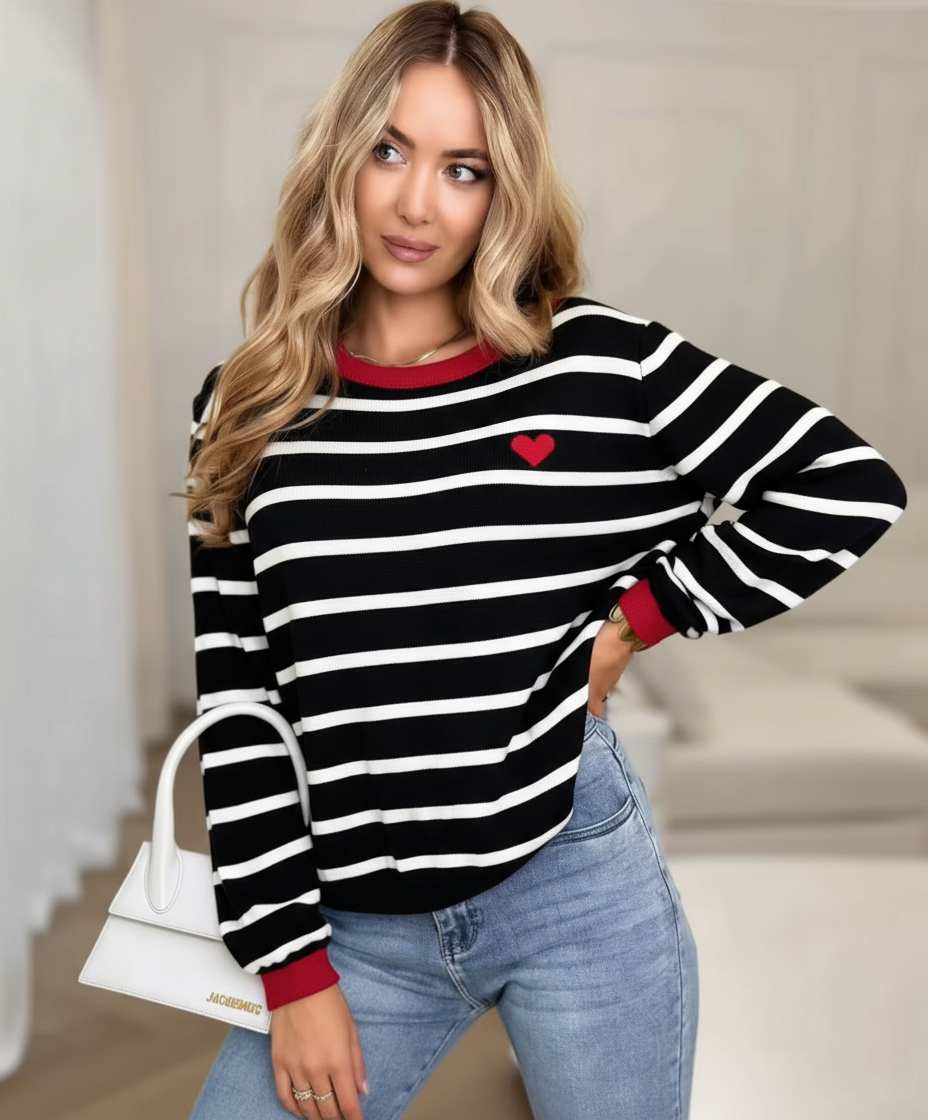 Valentine sweater black