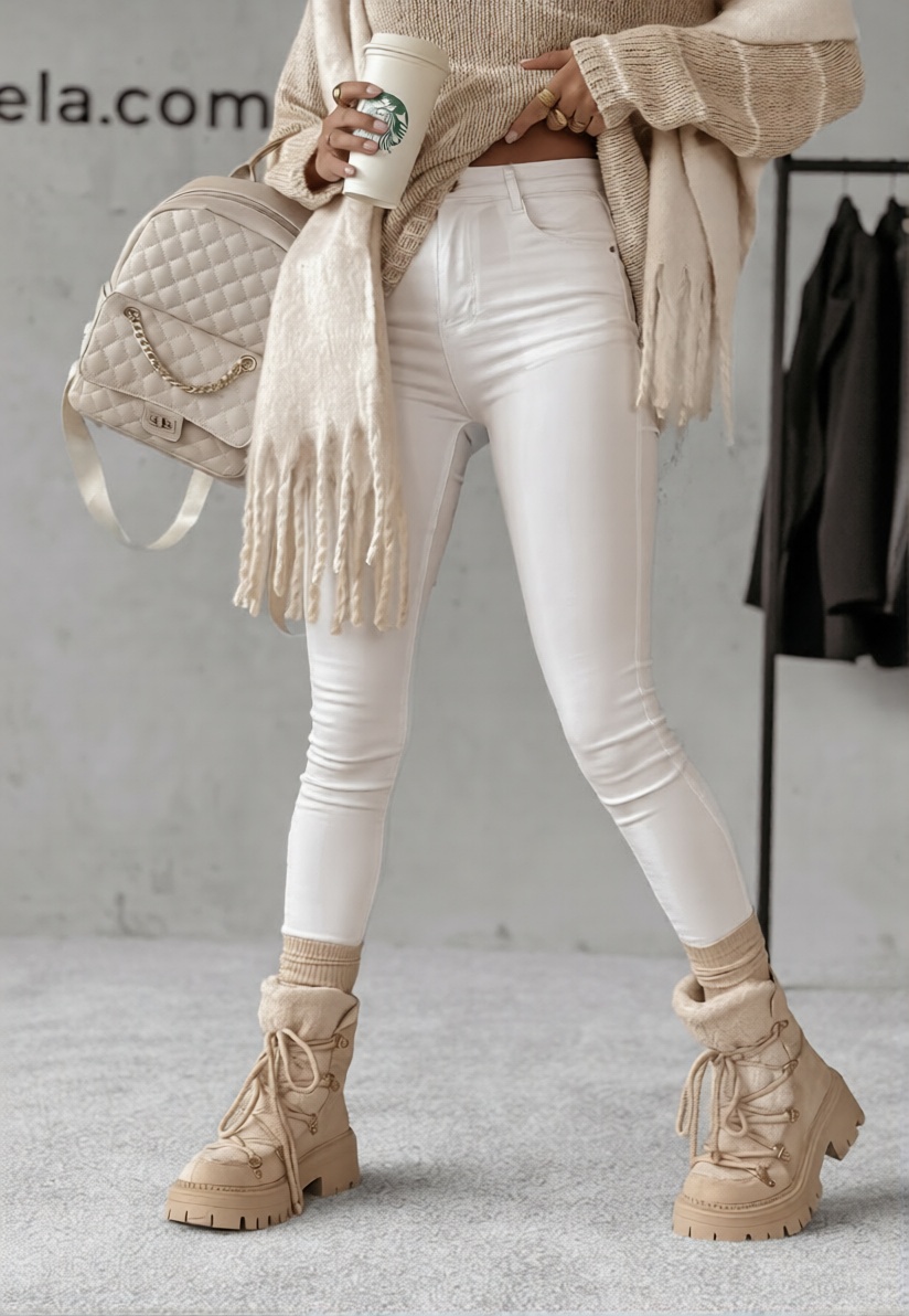 Elon push-up jeans white - Image 5