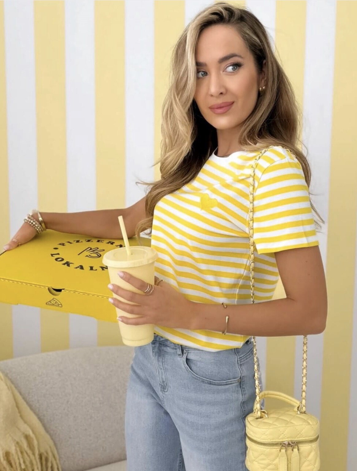 Thea short-sleeved shirt yellow - Image 3