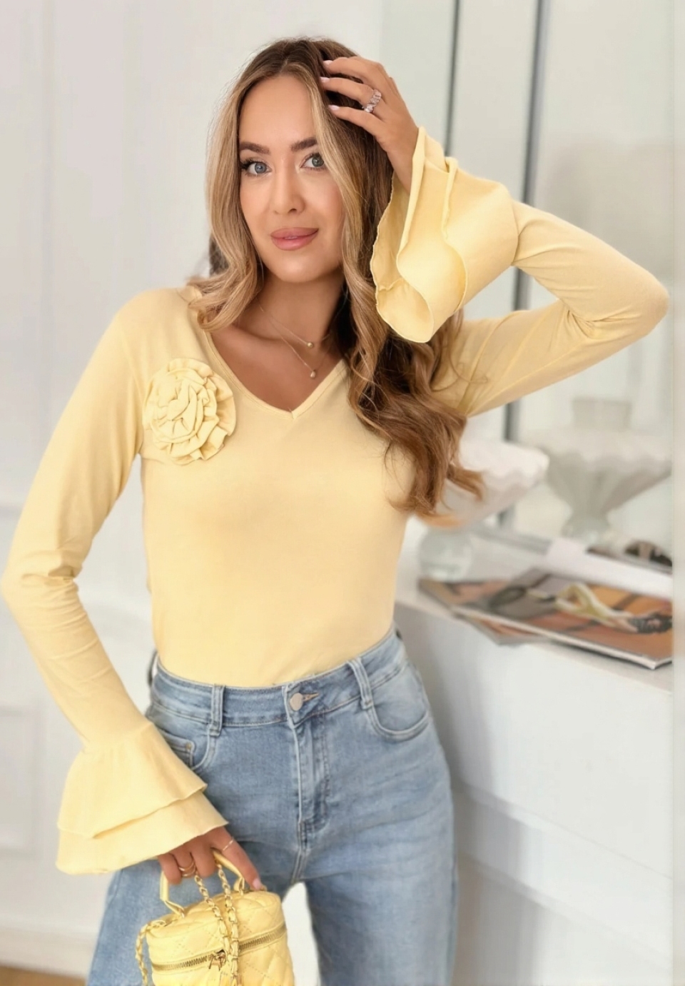 Lya t-shirt yellow