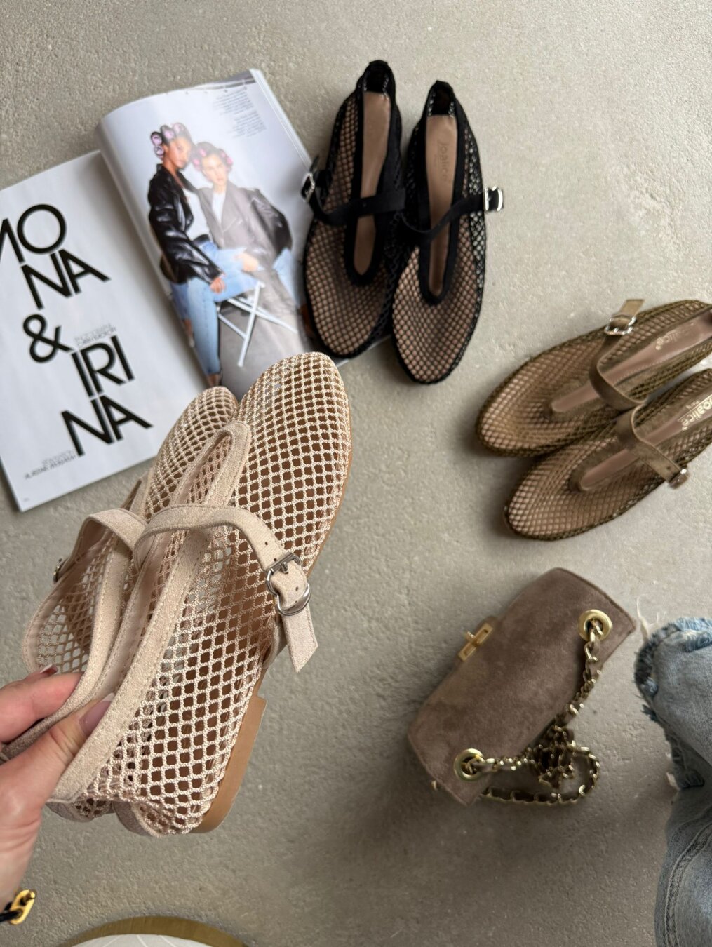 Lysaria ballerinas beige - Image 3